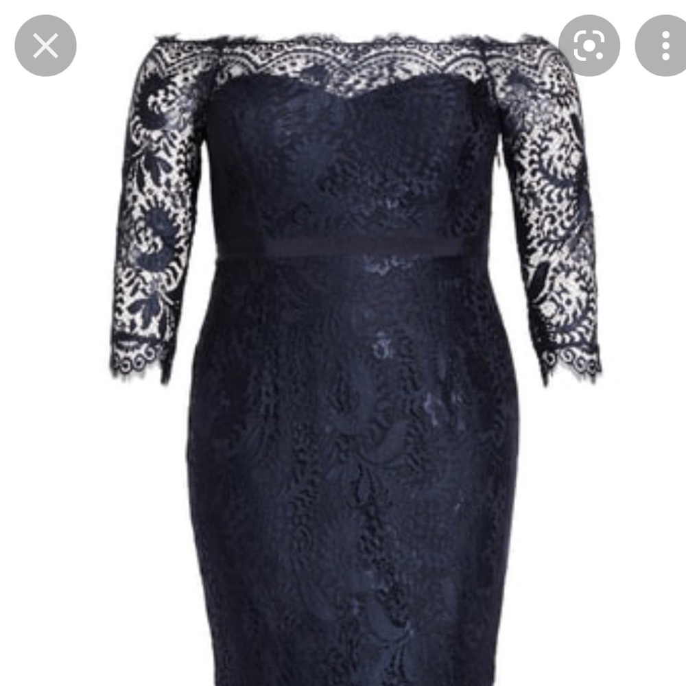 City Chic Estella navy dress size 16 or S in City Chic Sizing.